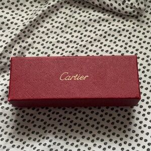 Cartier Red Eyeglass Box
